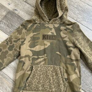 Kith Kids camouflage hoodie 8/9